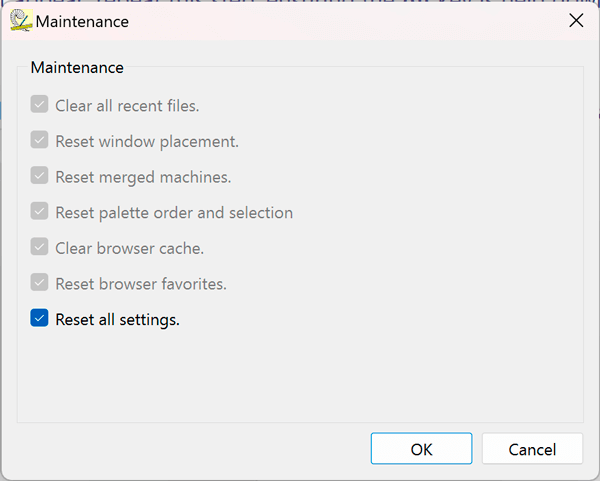 Maintenance