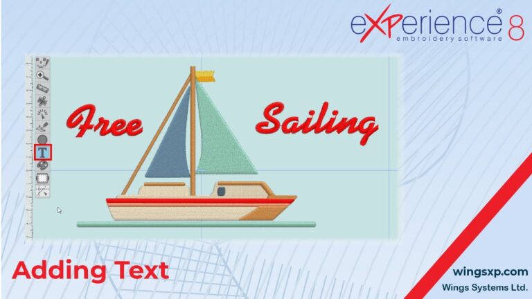 How to Add and Customize Text in DRAWings PRO Embroidery Software