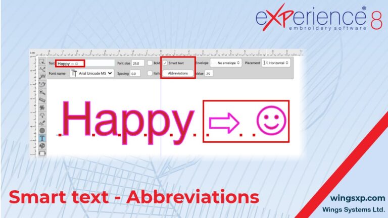 Mastering Smart Text: Effortless Special Character Insertion in Embroidery Software