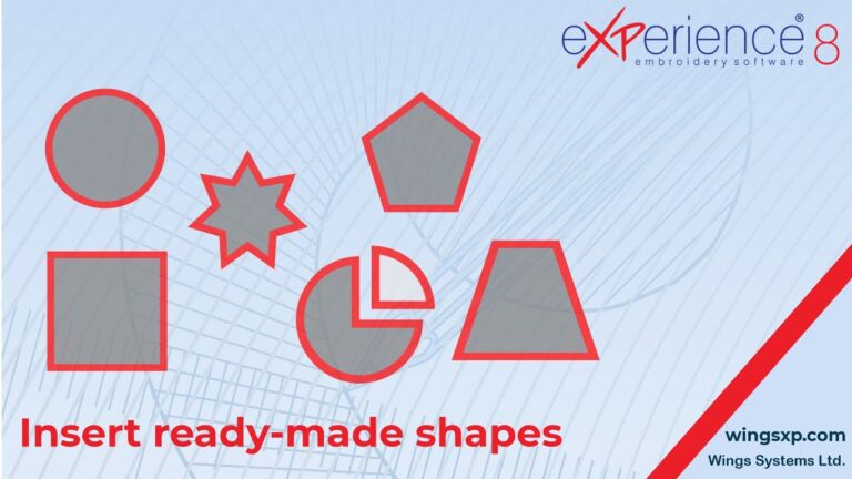 How to Insert and Customize Ready-Made Shapes in eXPerience 8 - Pilot level