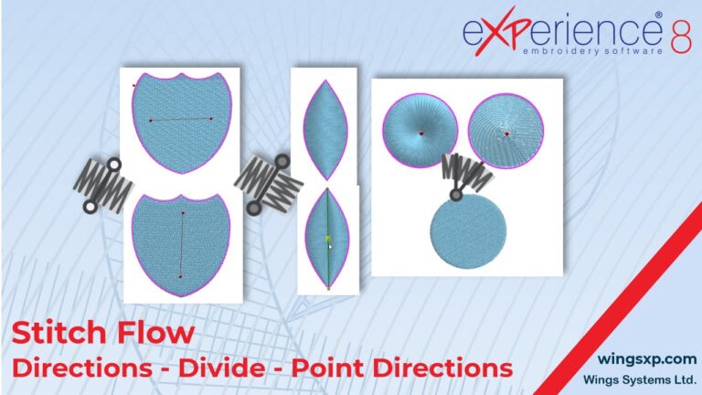 How to Use Stitch Flow to Control Stitch Direction and Divides – Level Advanced