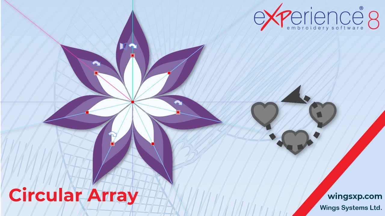 How to Use the Circular Array Tool - eXPerience embroidery software blog