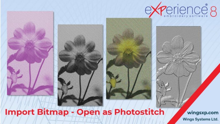 How to Convert Bitmap Images to PhotoStitch Designs