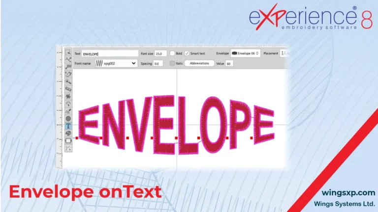 How to Apply an Envelope to Text in eXPerience 8