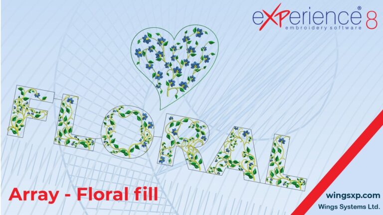 How to Create and Customize Array Floral Fills