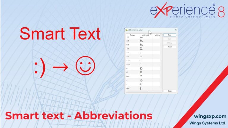 How to Insert Special Characters Using Smart Text in Your Embroidery Software