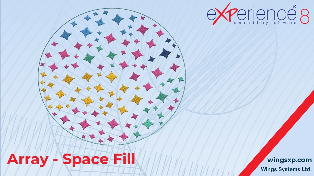 How to Use the Space Fill Pattern with Array fill